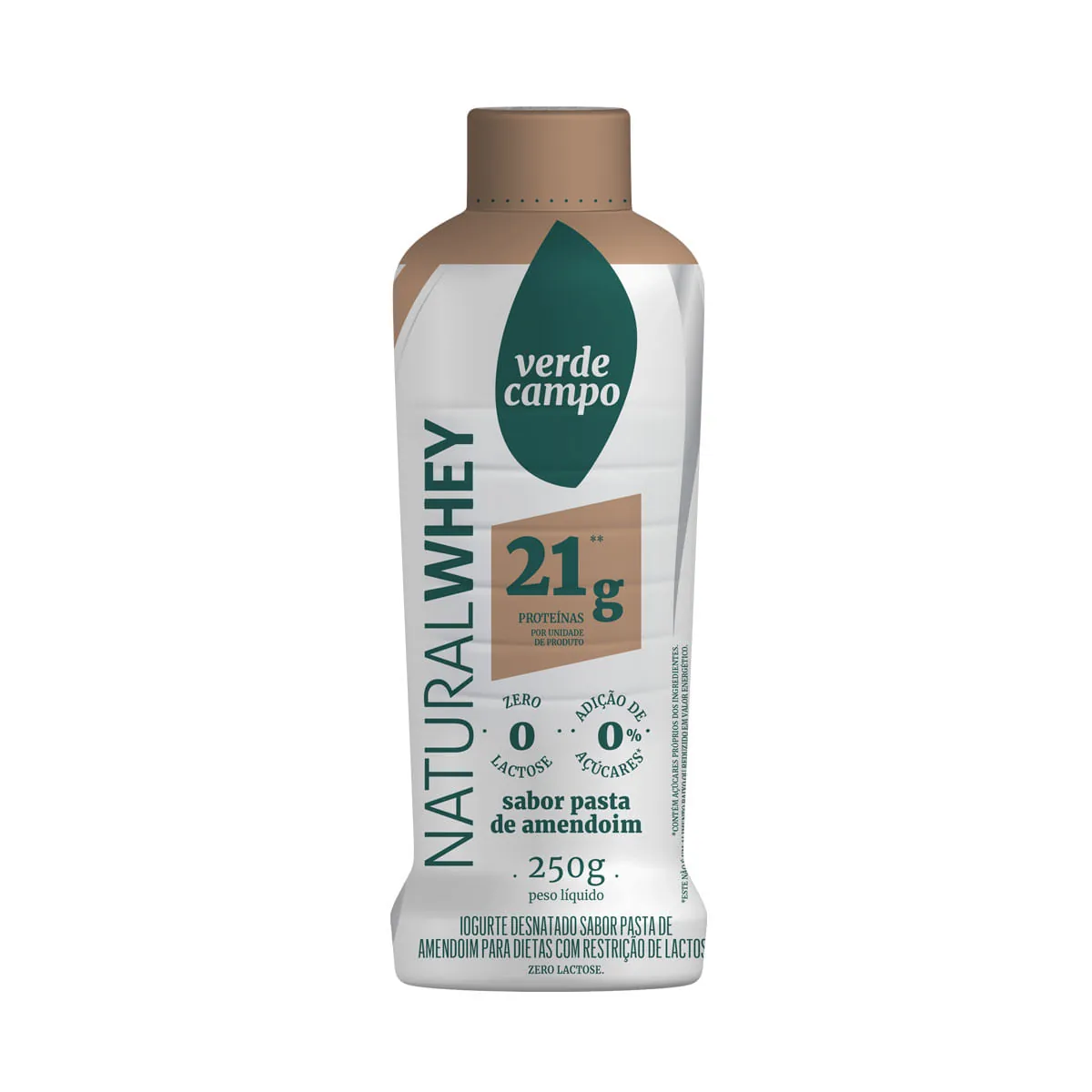 Iogurte Lacfree Natural Whey Amendoim 250g
