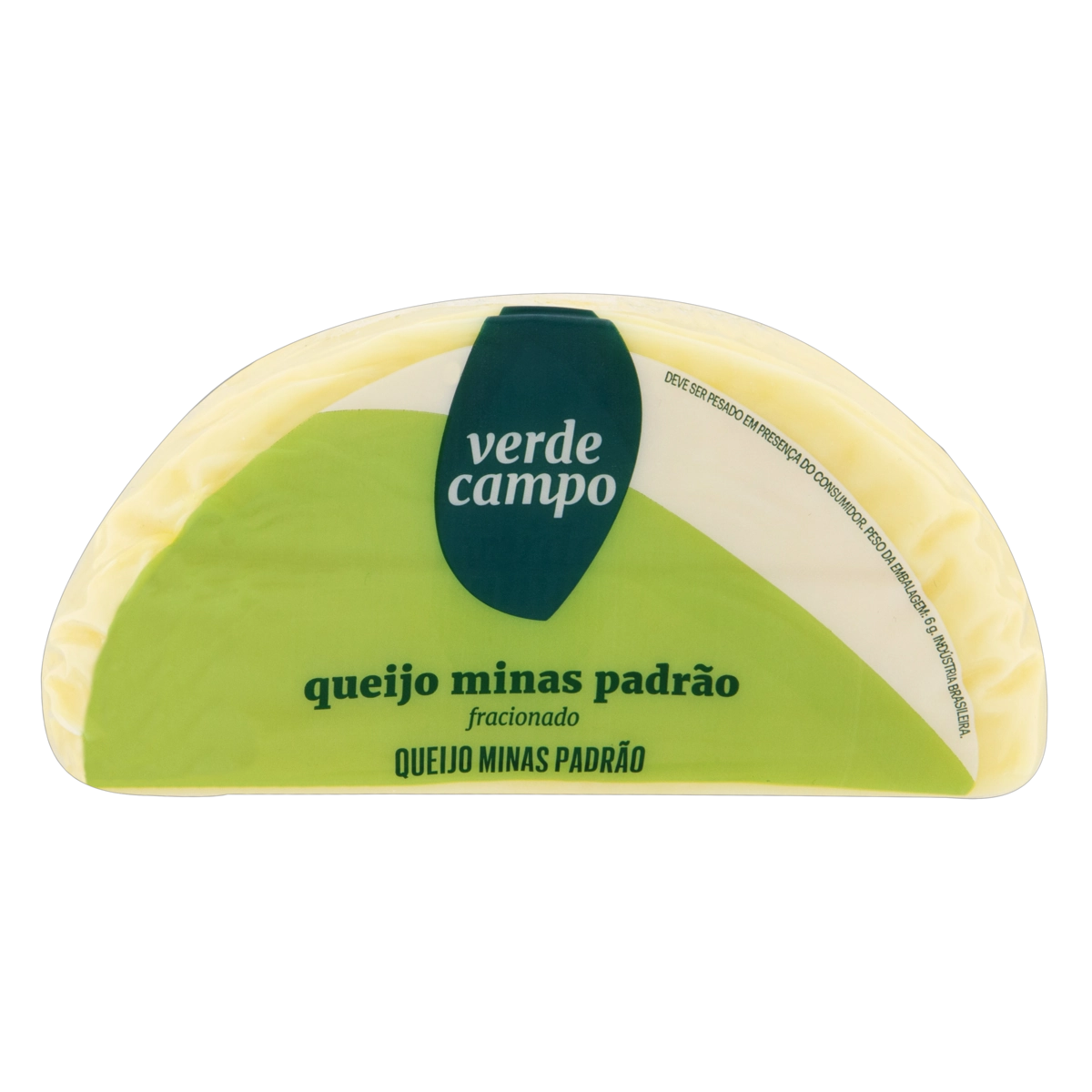 Queijo Minas Padrão Fracionado Verde Campo