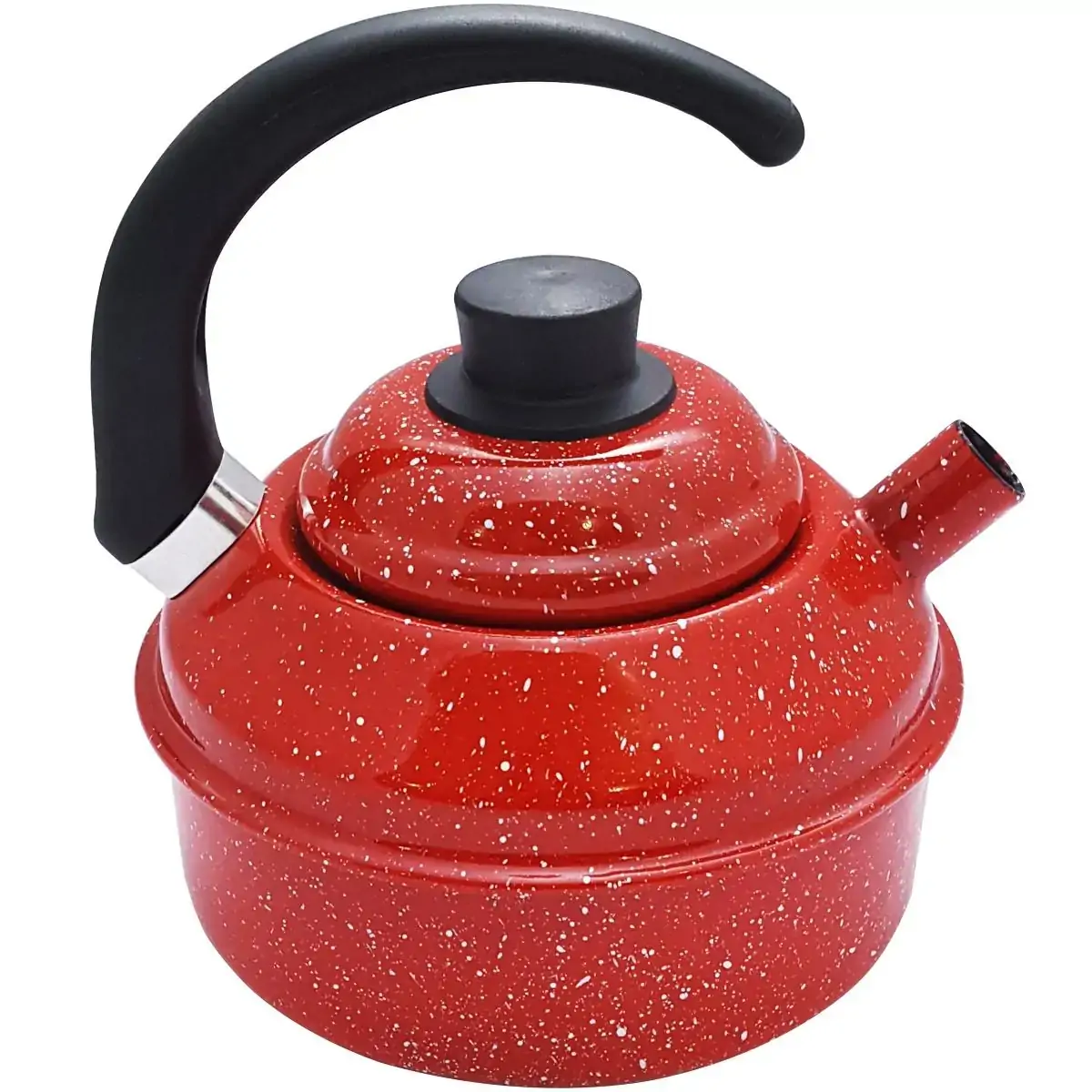 Chaleira 1,8 Litros Aço Carbono Esmaltado Ágata Retro