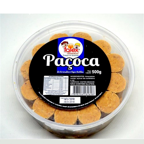 Pacoca Rolha Falex 500g