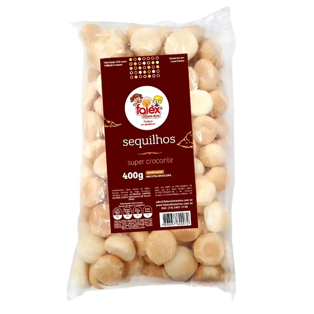 Bisc Sequilho Falex 400g