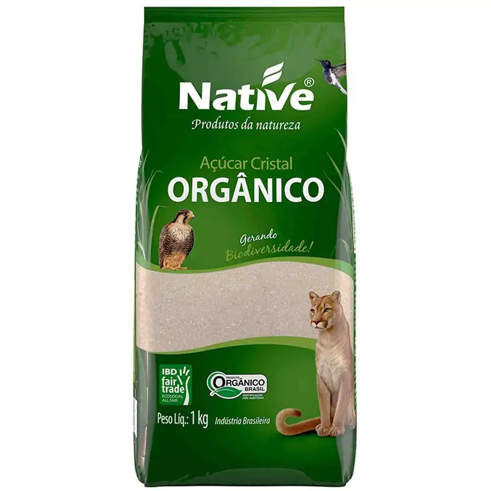 Acucar Demerara Organico Native Cxa 1 X 12 1kg