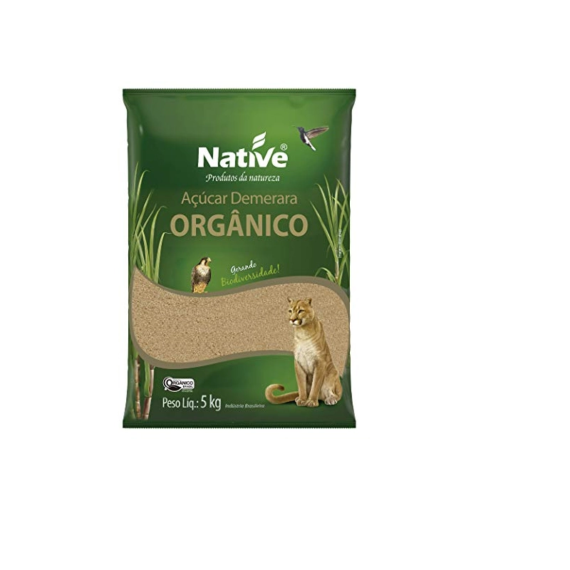 Acucar Native Organico 5kg Cristal