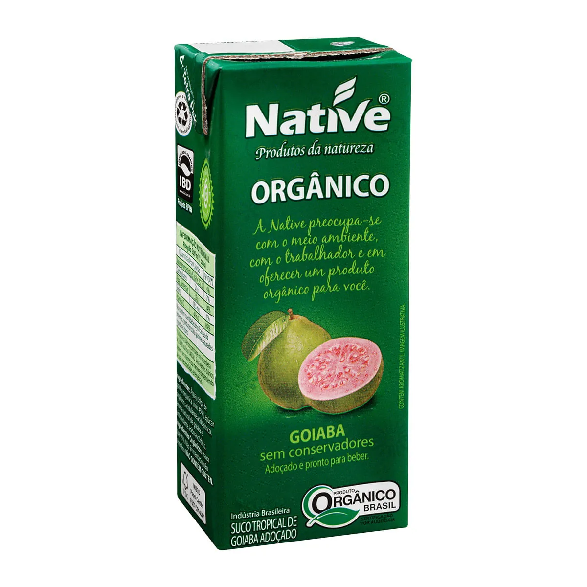 Suco Orgânico NATIVE Sabor Goiaba 200ml