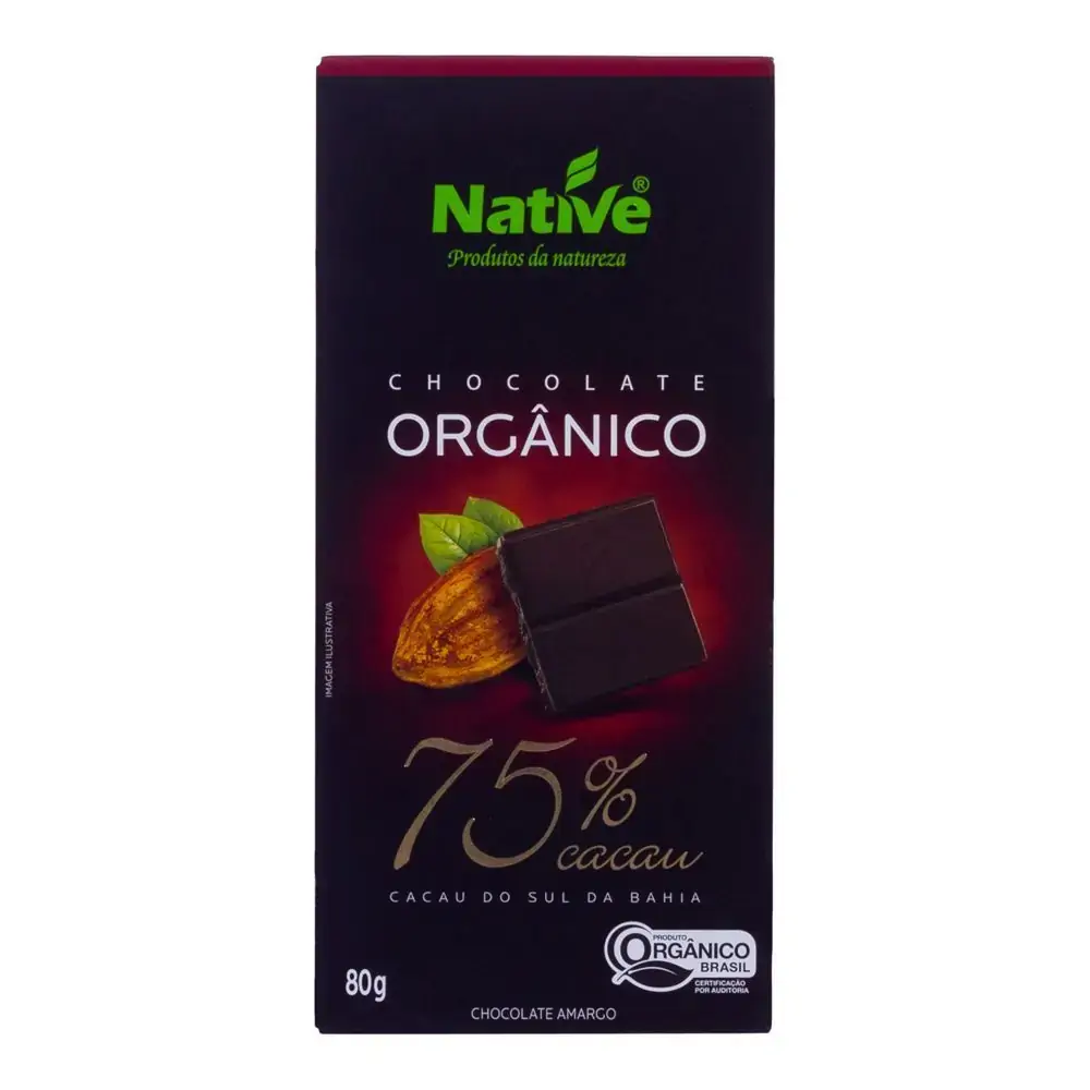 Chocolate Native Organico 75 Cacau