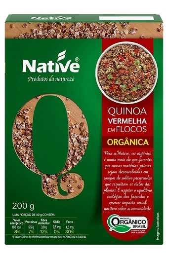Flocos Quinoa Vermelhoelha Native Vermelho.org