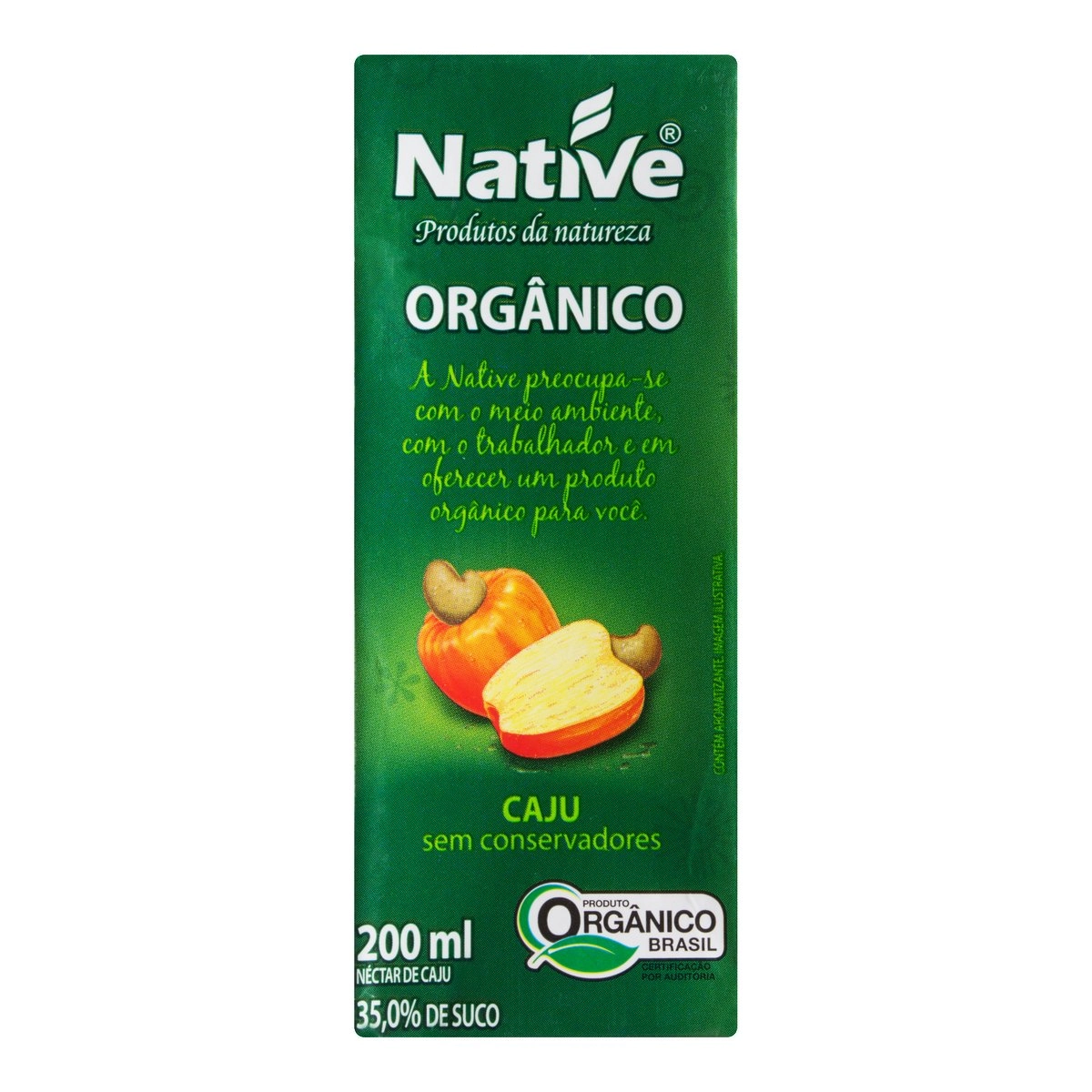 Néctar Orgânico de Caju NATIVE 200 g
