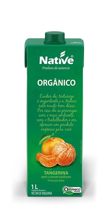 Suco de Tangerina Orgânico NATIVE 1 Litro