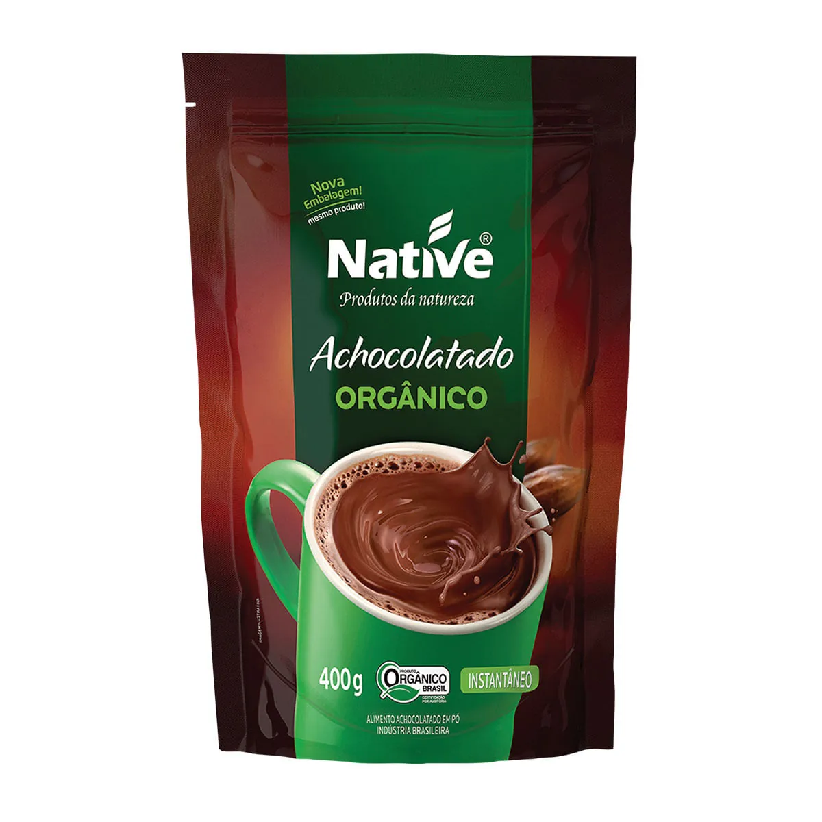 Achocolatado em Pó Orgânico NATIVE Sachê 400g