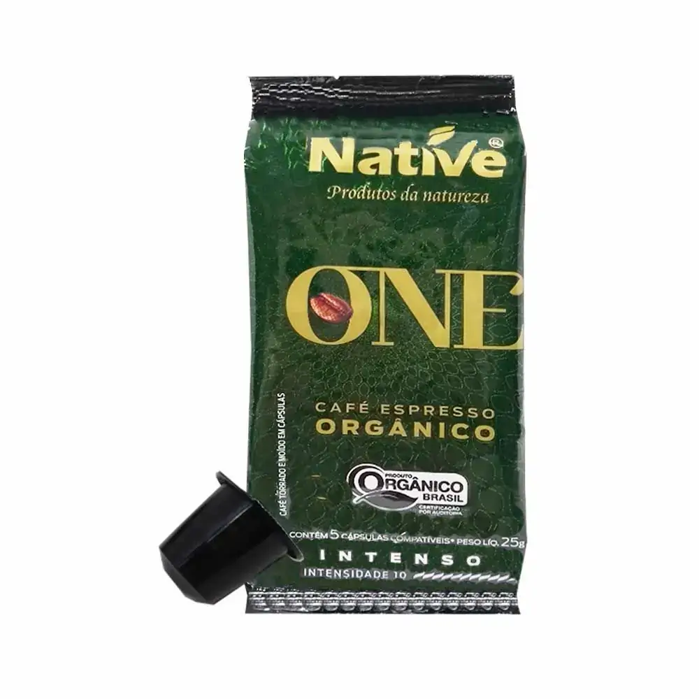 One Café Organico Em Capsula Intenso 25g Native