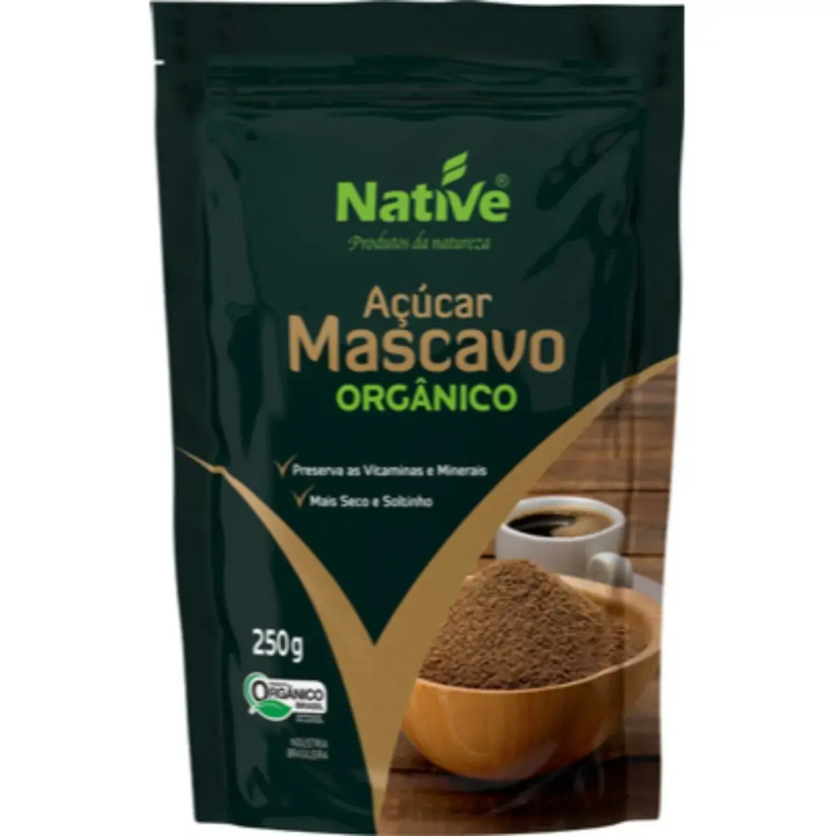 Acucar Mascavo Organico 250g Native