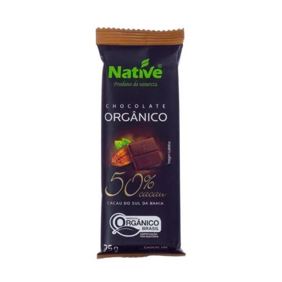 Choc Native 25g Org 50 Cacau