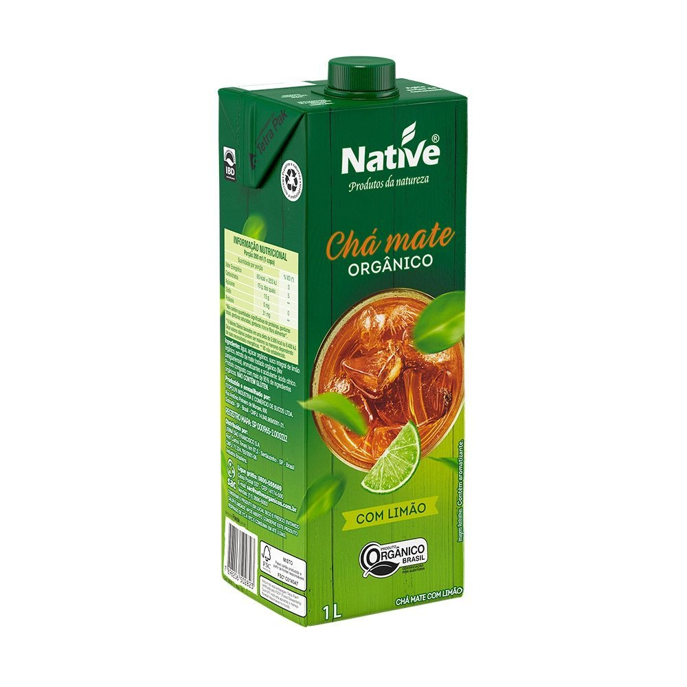 Cha Mate Native 1lt Organico Limao