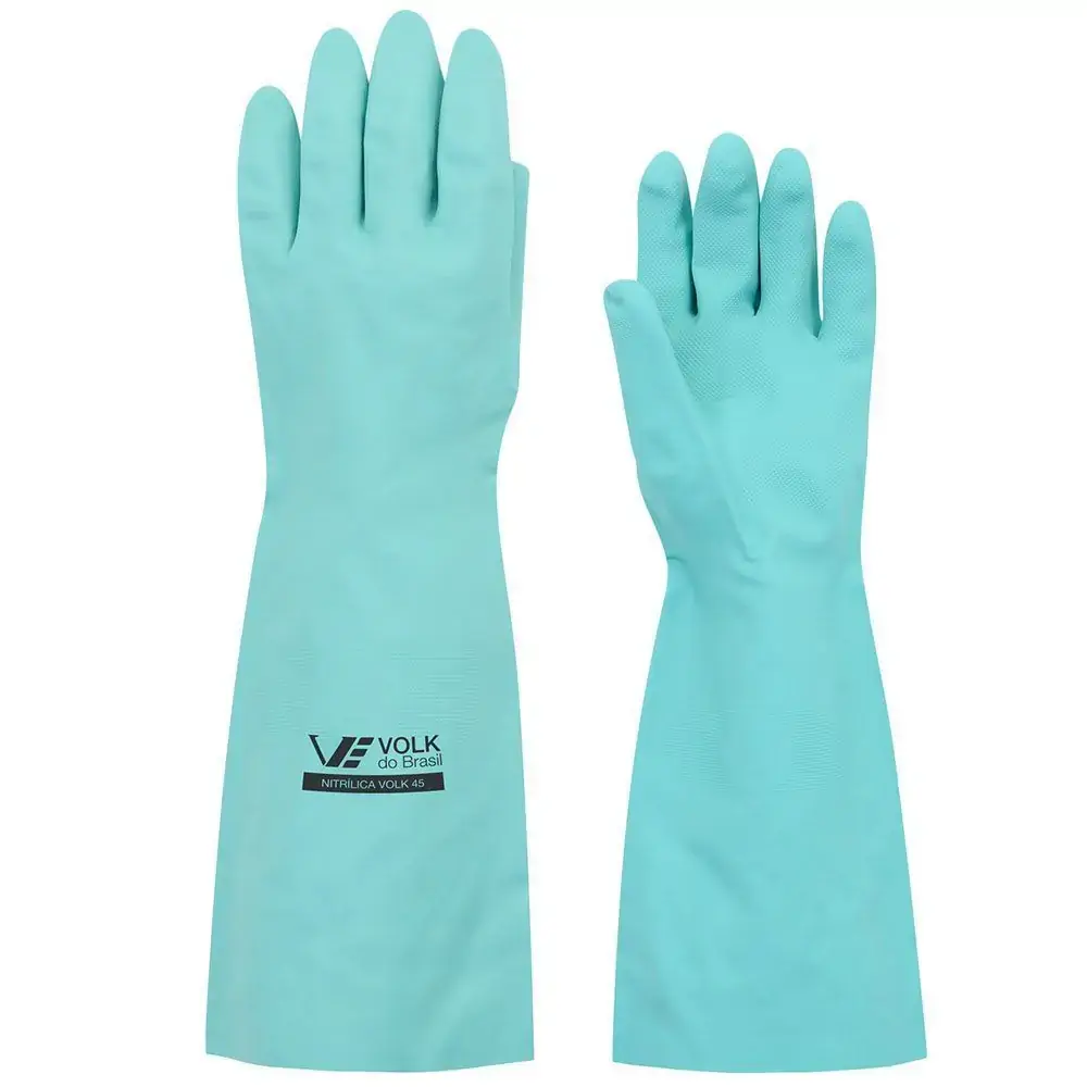 Luvas Nitrilica 45cm Grande Un