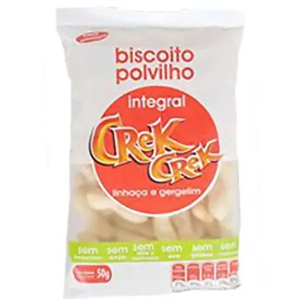 Biscoito Polvilho Crek Crek Linhaca/gergelim