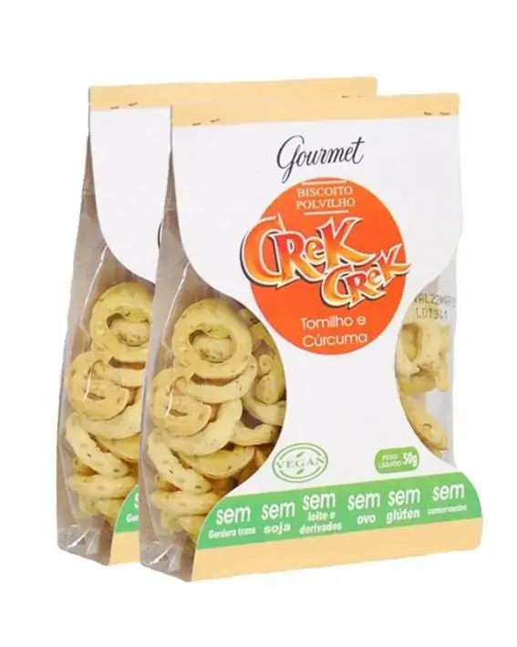 Biscoito Polvilho Crek Crek Soja Linha/gerg