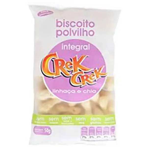 Biscoito.polv.crek Crek Linhaca/chia