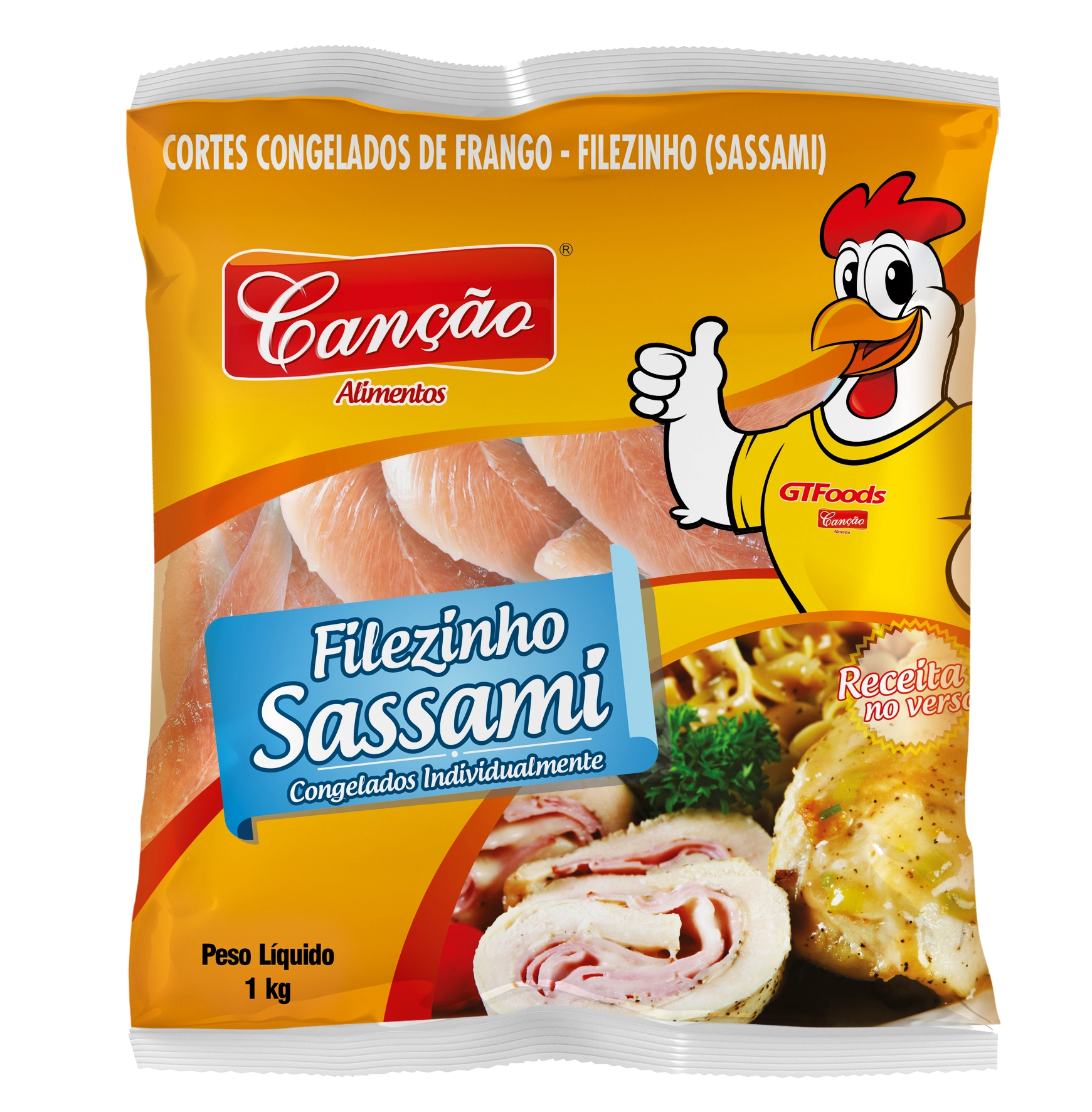 File Peito Frango Sassami Cancao 1kg