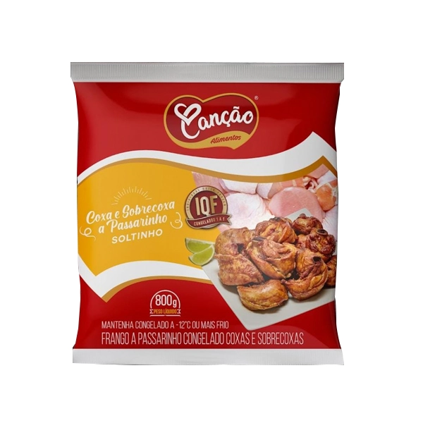 Coxa E Sobrecoxa A Passarinho Cancao 800g Iqf