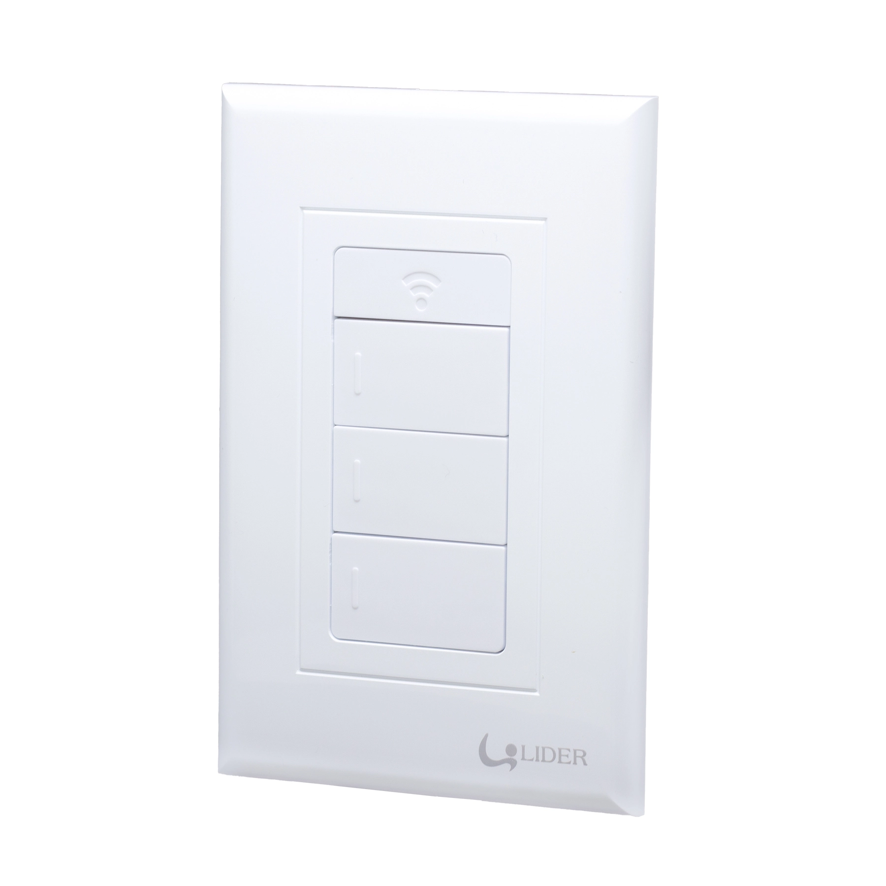 Conjunto de Interruptor Triplo Inteligente Wi-Fi Líder