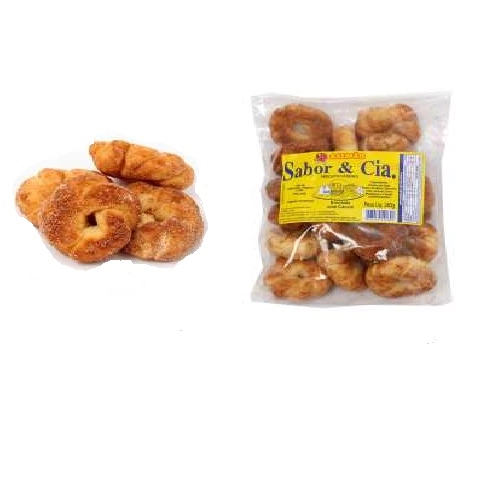 Biscoito Salmao Enrolada Canela