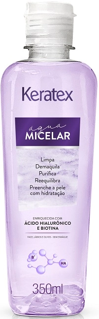 Agua Micelar Keratex 350ml Hialuronico
