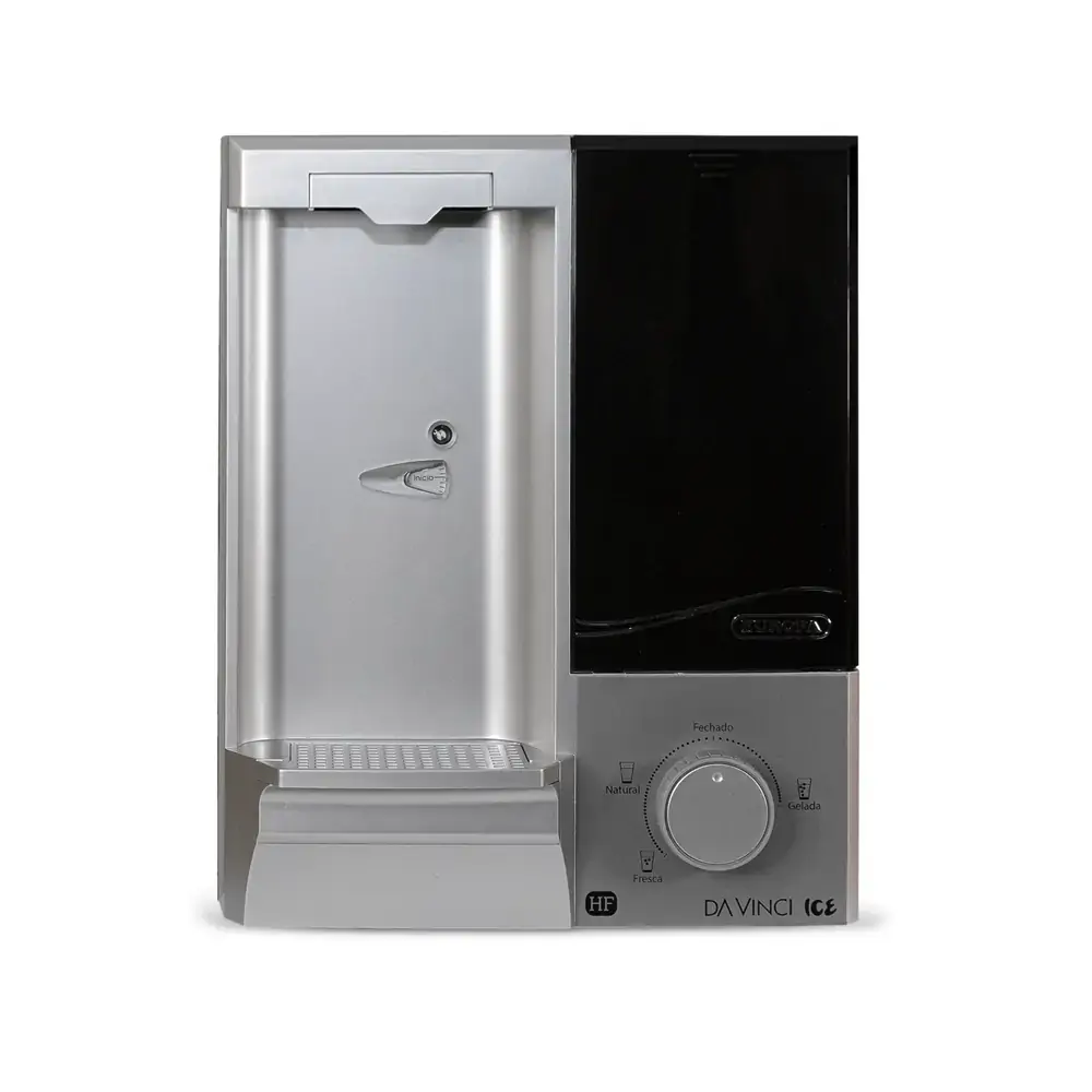 Purificador de Água Gelada Antibacteriano Europa Da Vinci Ice HF Inox - 127 V