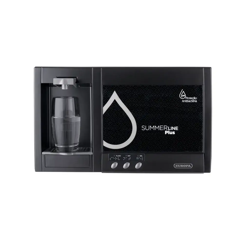 Purificador de água Europa Summer Line Plus HF SEMINOVO - Preto 220V