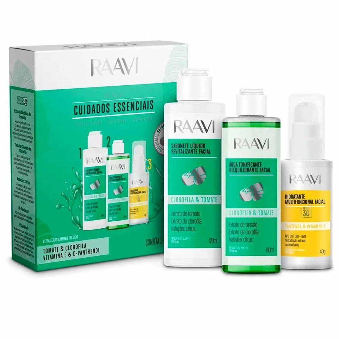 Raavi Kit Fac Cuidados Essenciais Pa0760