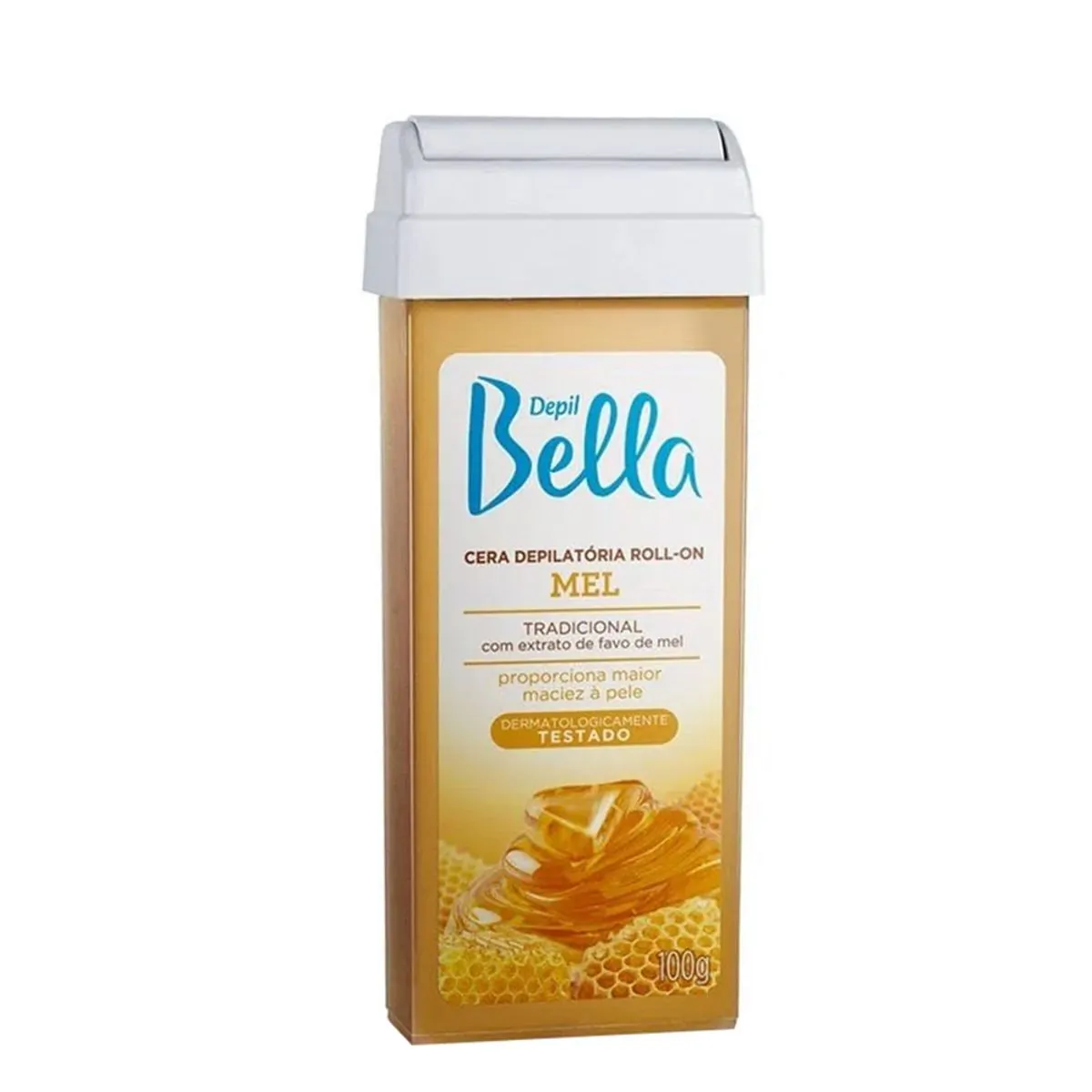 Cera Depil Bella Roll On Mel De Abelhas