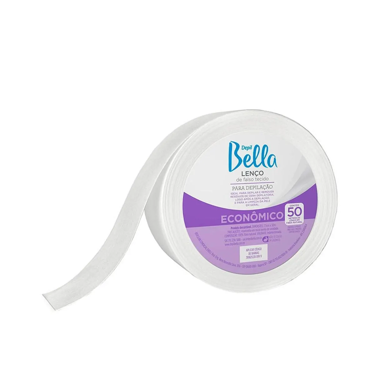 Kit c/ 3 Rolo Lenço TNT Depilatório Depil Bella 50m