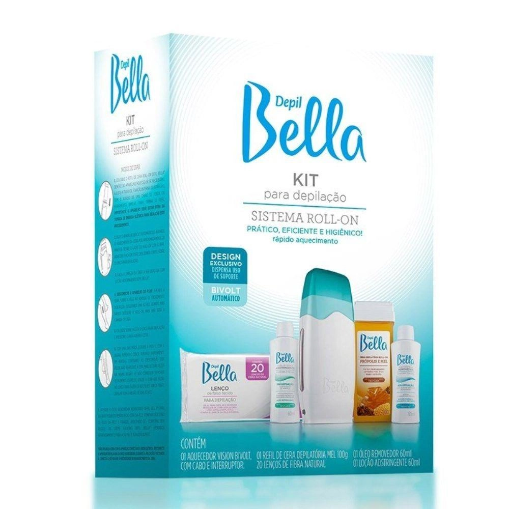 Kit para Depilação Sistema Roll-On Depil Bella