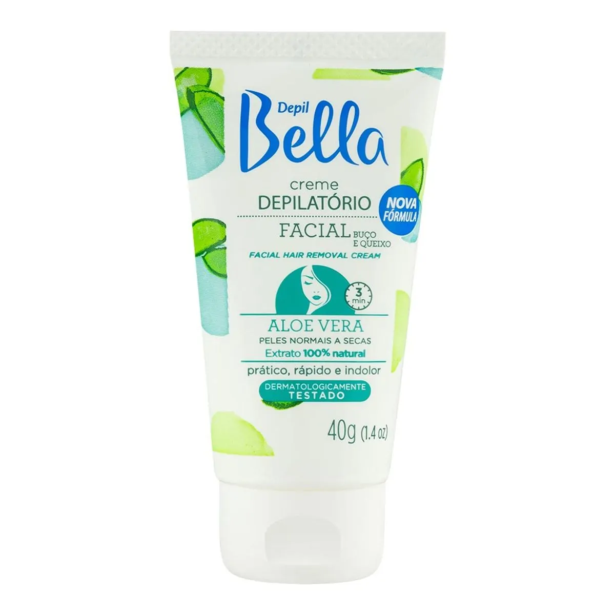 Depil Bella Creme Depilatório Facial Aloe Vera 40gr