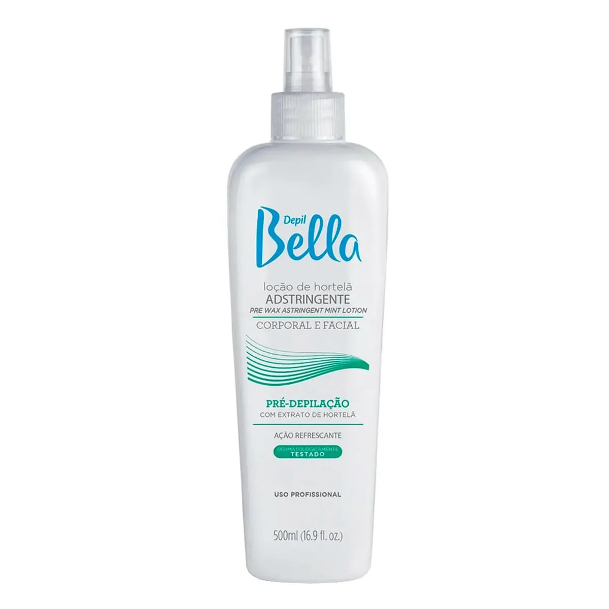 Locao Adstringente Hortelã Depil Bella 500ml