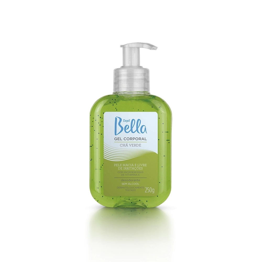 Depil Bella Gel Corporal S/alcool Cha Verde