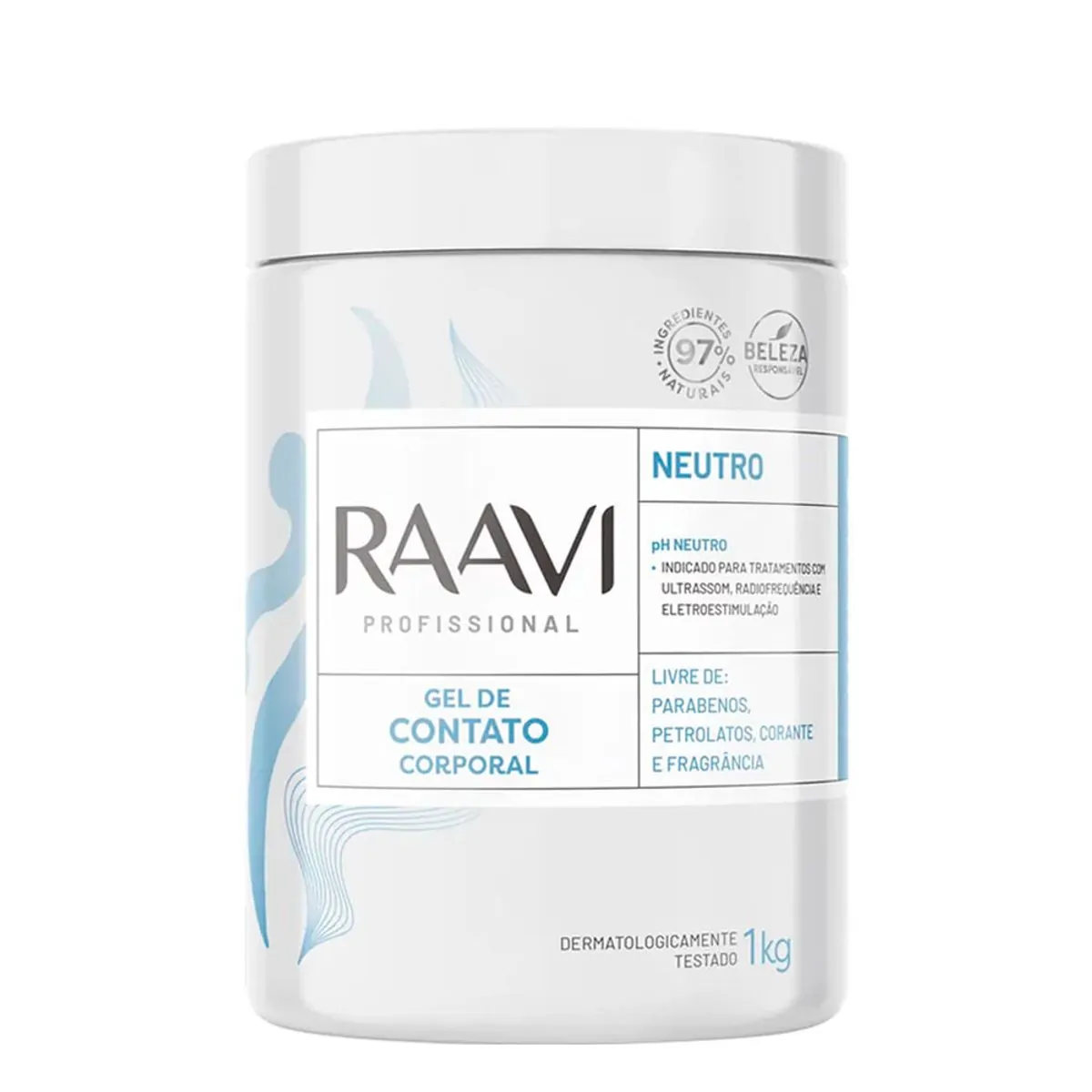 Gel de Contato Neutro Raavi 1 kg