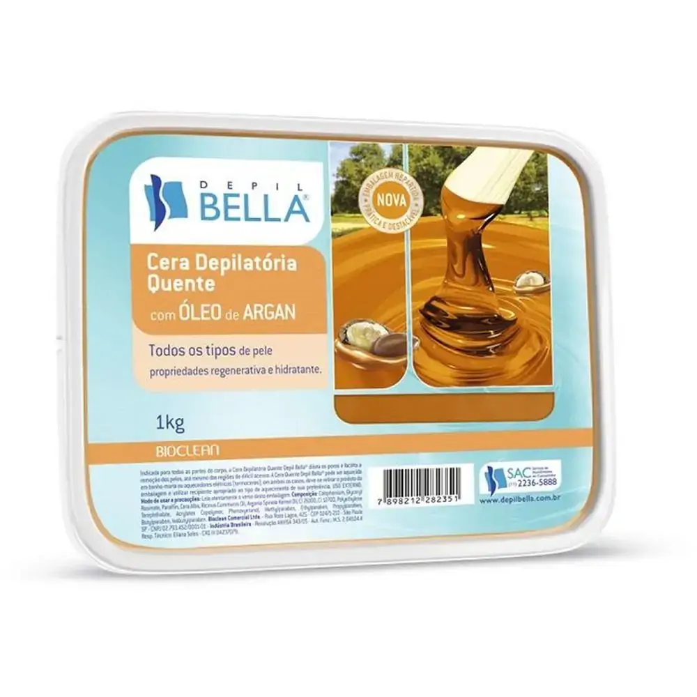 Depil Bella Cera Quente Oleo De Argan