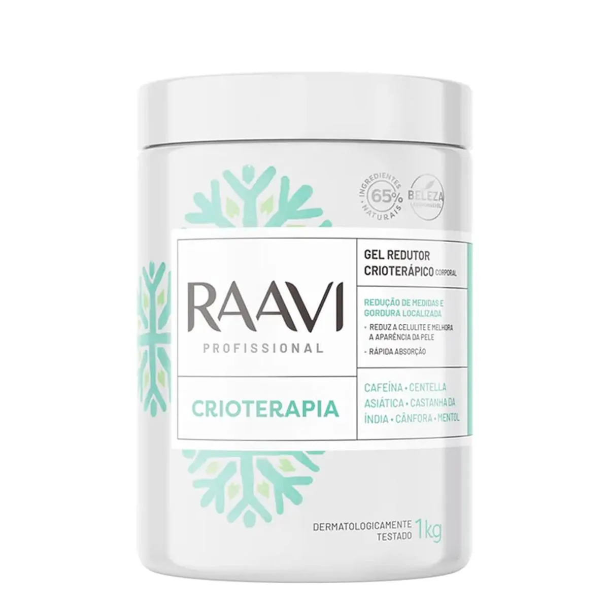 Gel Corporal Raavi Gel Redutor Crioterapico 1kg