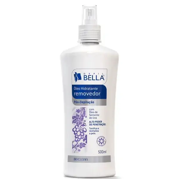 Depil Bella Oleo Remov Hidrat 500ml Semente De Uva