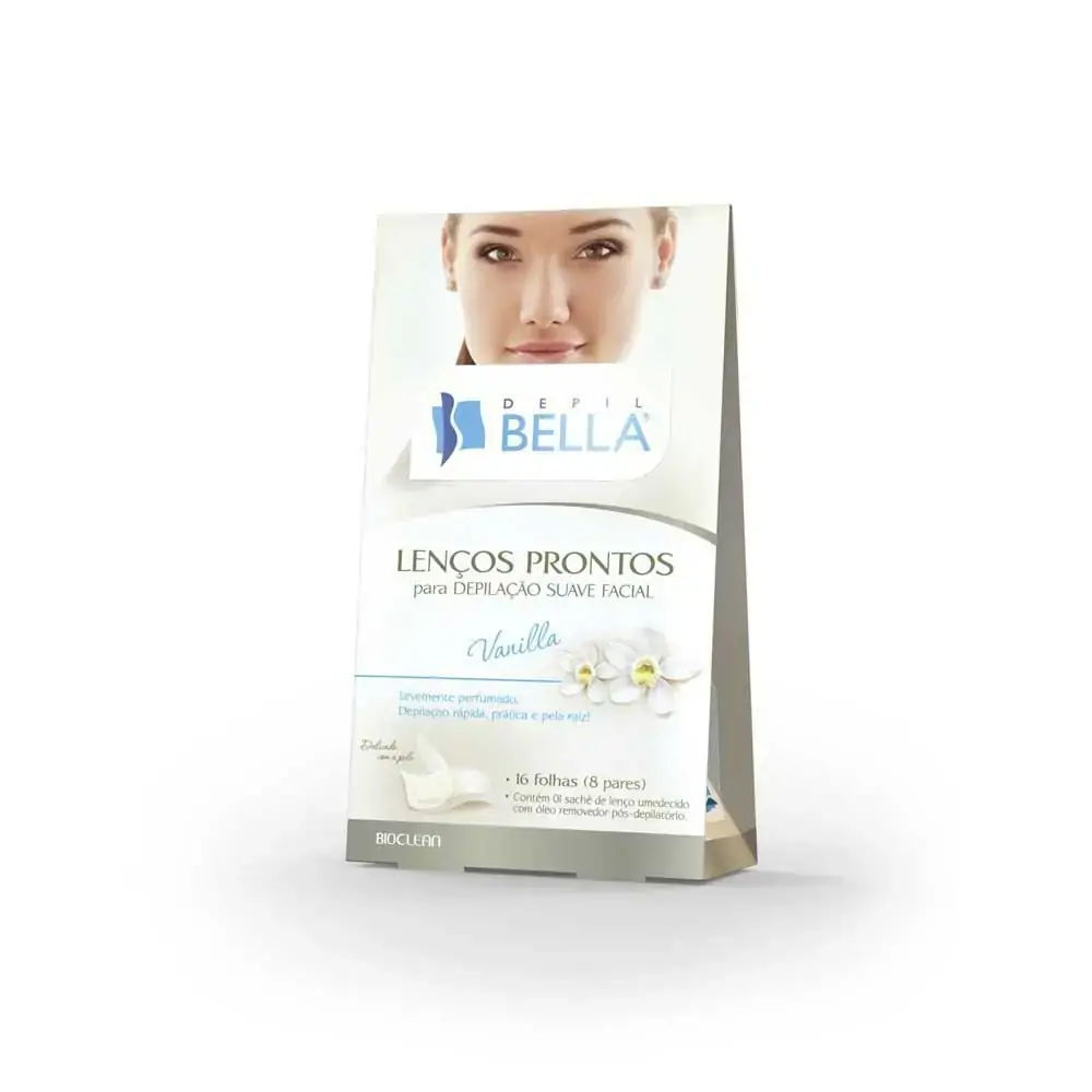 Depil Bella Lencos Prontos Fac C/16 Vanilla