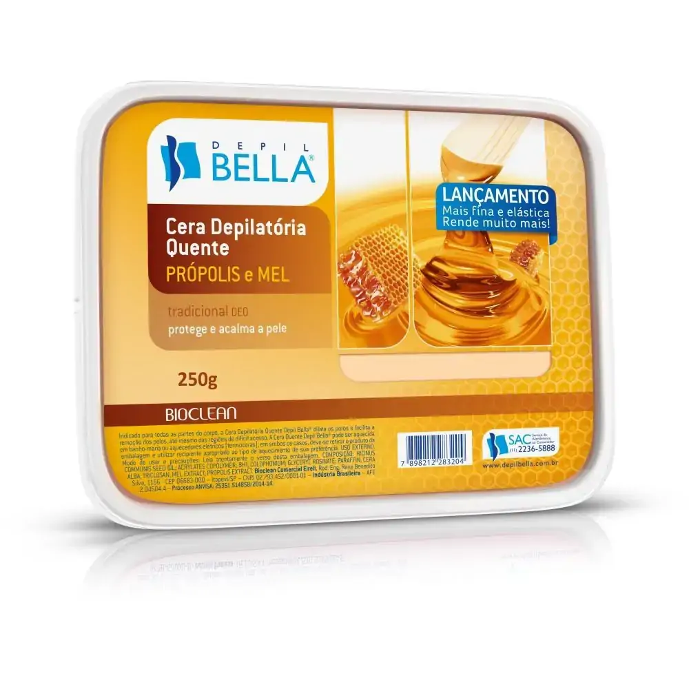 Depil Bella Cera Quente 250g Mel