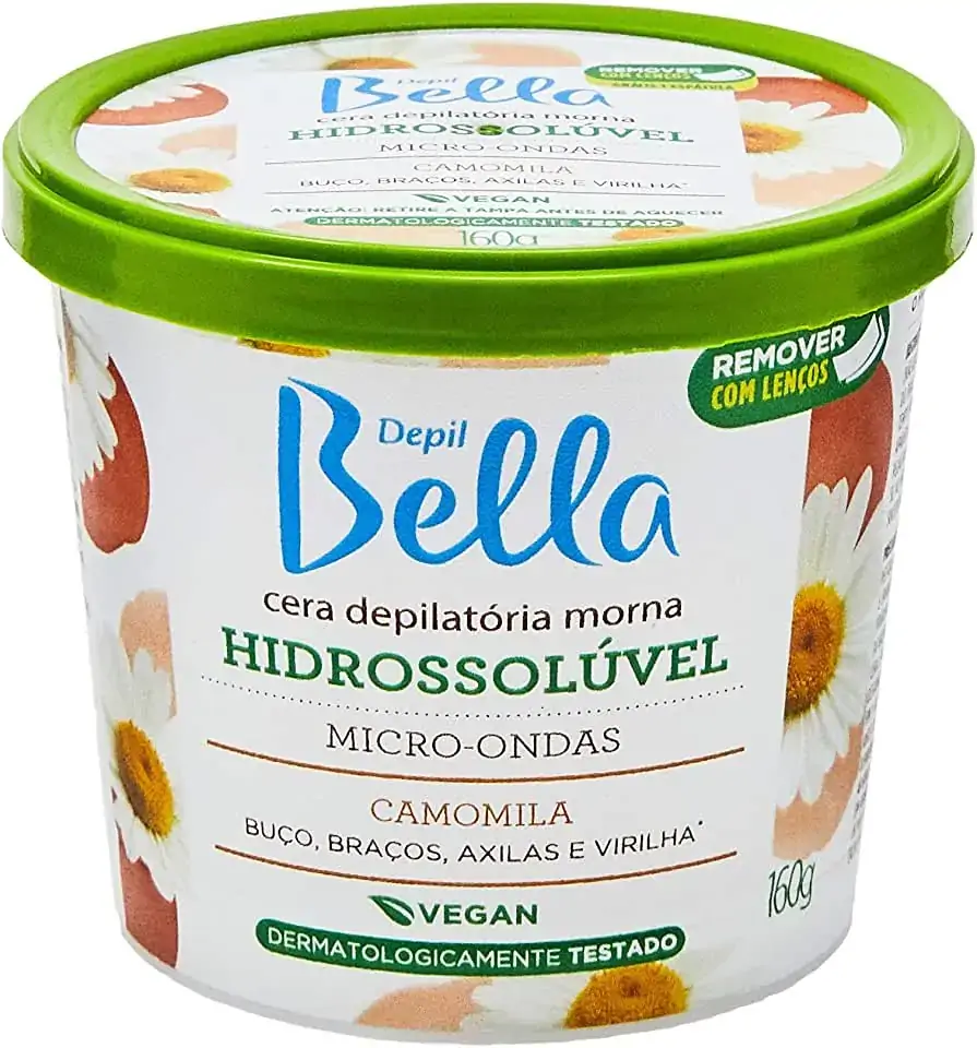 Cera Microondas Hidro Camomila 160g Depil Bella