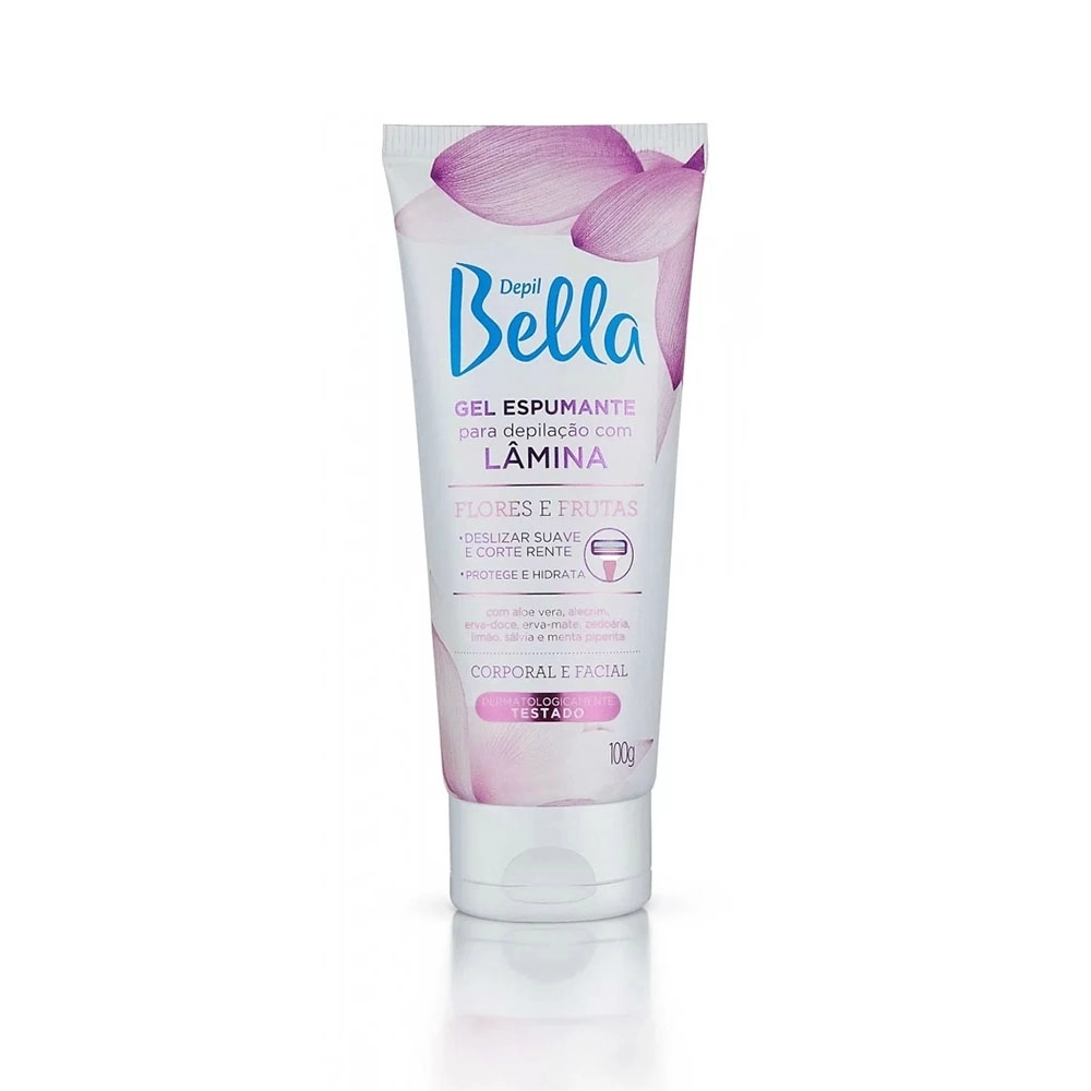 Gel Espumante Para Depilação com Lâmina Depil Bella 100 g