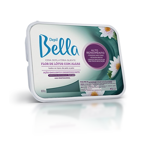 Cera Depilatoria Quente Flor De Lotus 800g Depil Bella
