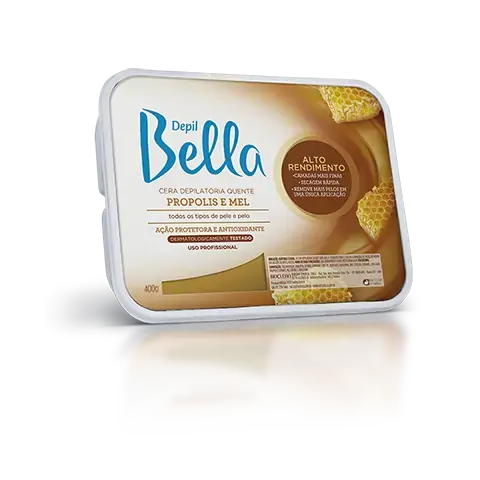 Cera Quente em Barra Depil Bella Própolis e Mel Alto Rendimento 400 g