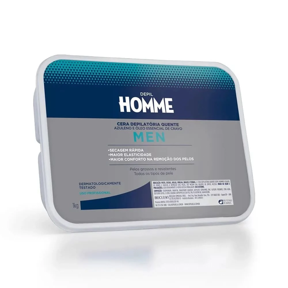 Depil Bella Cera Quente 1000g Masculina Pa0529