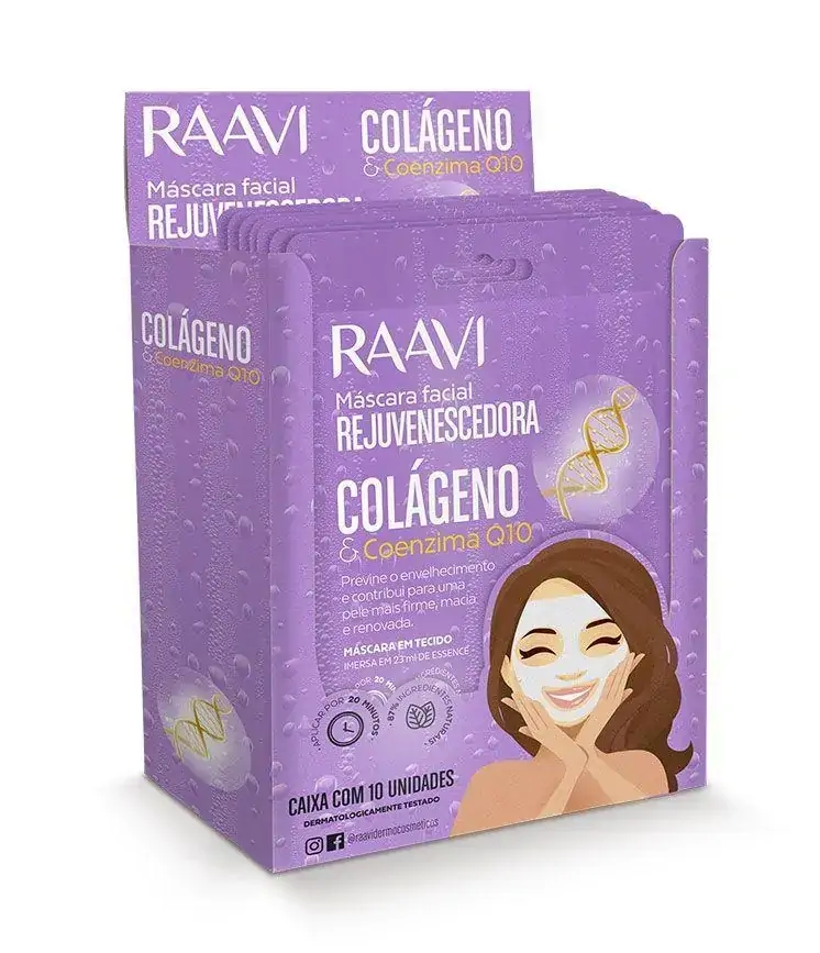 Dbella Pack Mascara Facial Tecido Colageno Q10