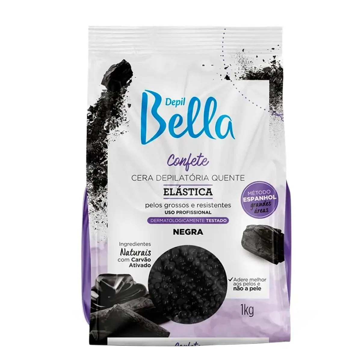 Cera Depil Bella Confete Negra 1kg