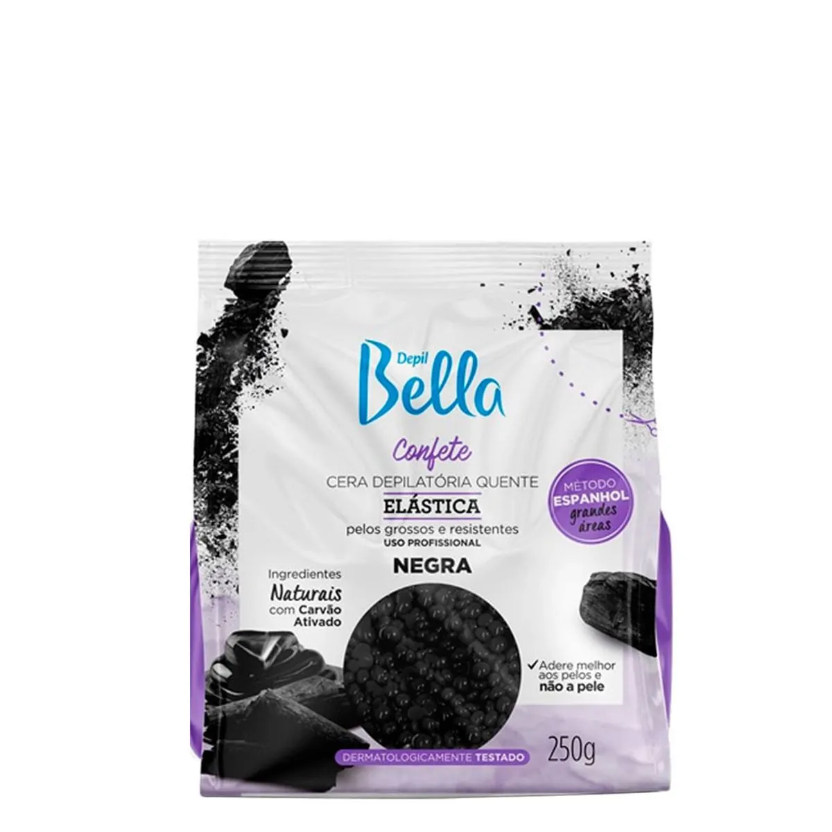 Cera Depil Bella Confete Negra 250g