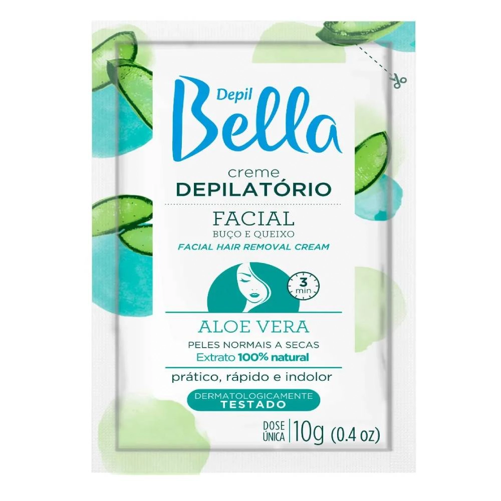 Sache Facial Depilatorio Depil Bella Aloe Vera 10g